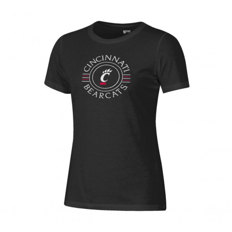 Gear for Sports Cincinnati Women's Circle Black Tee