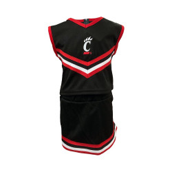Cincinnati Bearcats Youth Black 2-Piece Cheer Dress