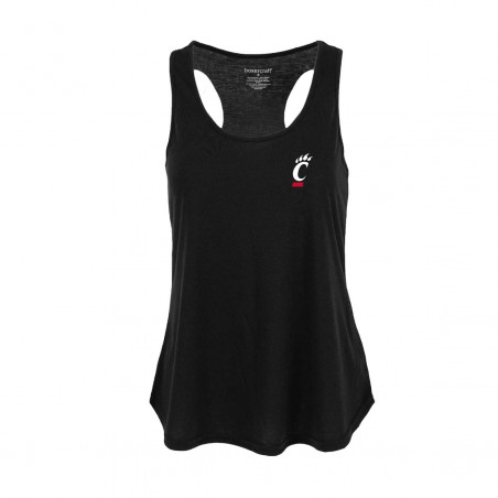 Boxercraft Cincinnati Women's Black Racerback Tank