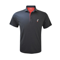 Horn Legend Cincinnati Black Checkered Polo