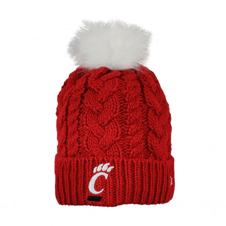 New Era Cincinnati Women's Fur Lined Pom Hat