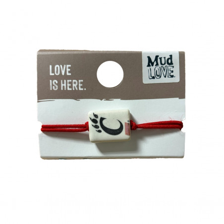 Mud Love Cincinnati C-Paw Doodle Bracelet