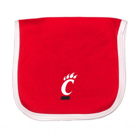 Two Feet Ahead Cincinnati Bearcats C-Paw Burp Cloth