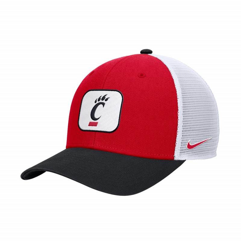 Nike Cincinnati Red and Black Patch Trucker Cap