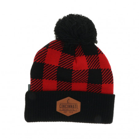 Cincinnati Bearcats Legacy Brawny Cuff Leather Patch Pom