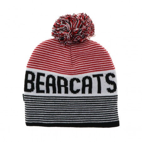Cincinnati Bearcats Legacy Striped Pom Beanie