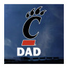 Auto Decal- C-Paw over Dad- 2 x 2.5