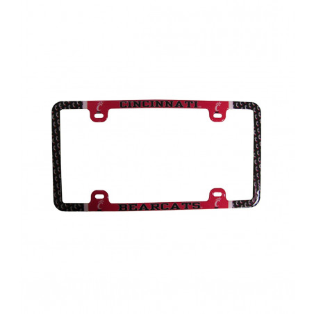 Cincinnati Bearcats Repeating C-Paw License Plate Frame