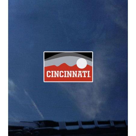 Cincinnati Skyline Mini Decal