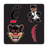 Cincinnati C-Paw/Bearcat/Head/Claw Mark 4 Pack Micro Decals