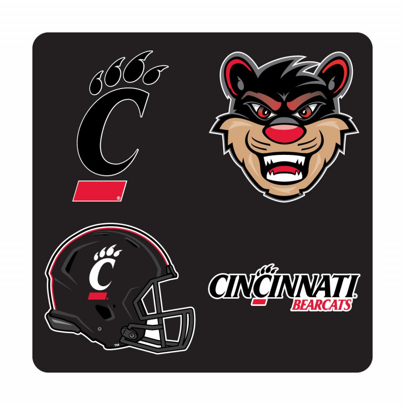 Cincinnati C-Paw/Head/Helmet/Logo 4 Pack Micro Decals