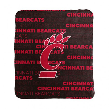 Cincinnati Bearcats 50x60 C-Paw Fleece Blanket