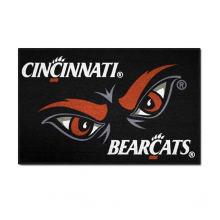 Cincinnati Bearcats Athletic Logos with Eyes Starter Mat