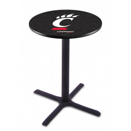 Holland University of Cincinnati Black Pub Table