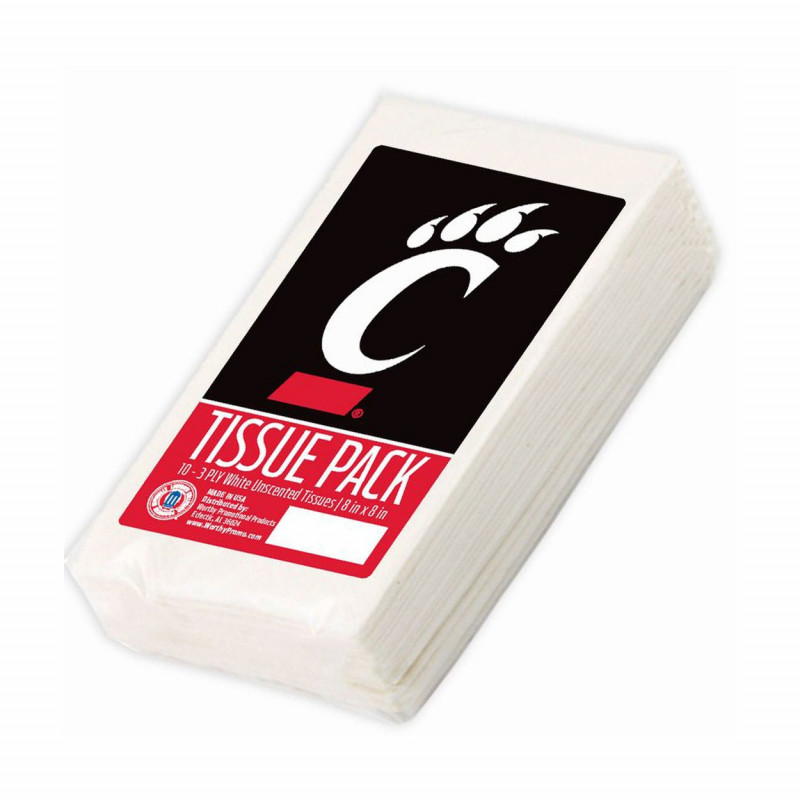 Cincinnati Bearcats C-Paw Tissue Pack