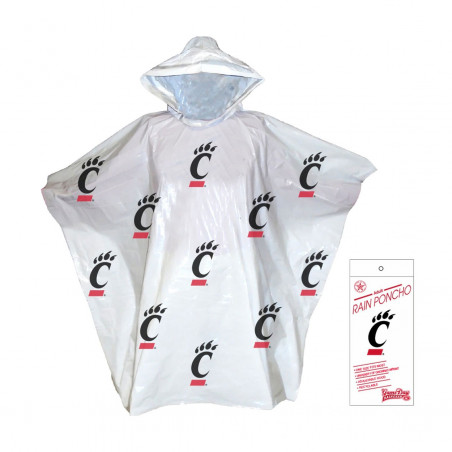 Storm Duds Cincinnati Poncho w/ Repeating C-Paw Logo