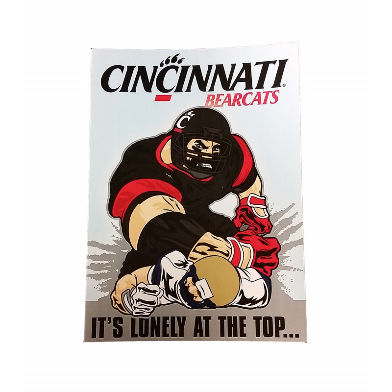 Cincinnati Bearcats It's Lonely at the Top Card