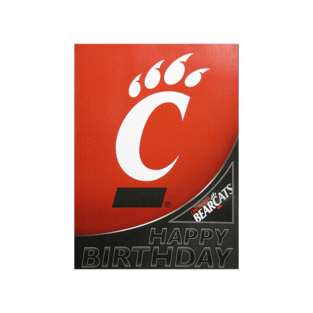 Cincinnati Bearcats Happy Birthday Card