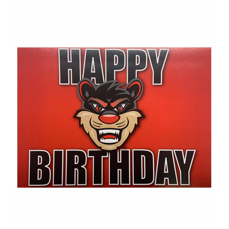Cincinnati Bearcats Happy Birthday Card