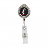 Cincinnati Bearcats C-Paw Logo Retractable Badge Reel