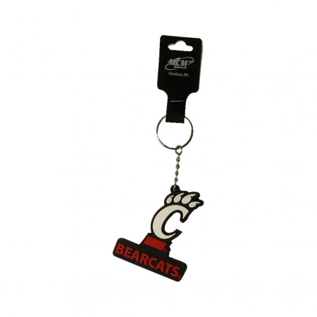 MCM Cincinnati Bearcats Soft Plastic Keychain
