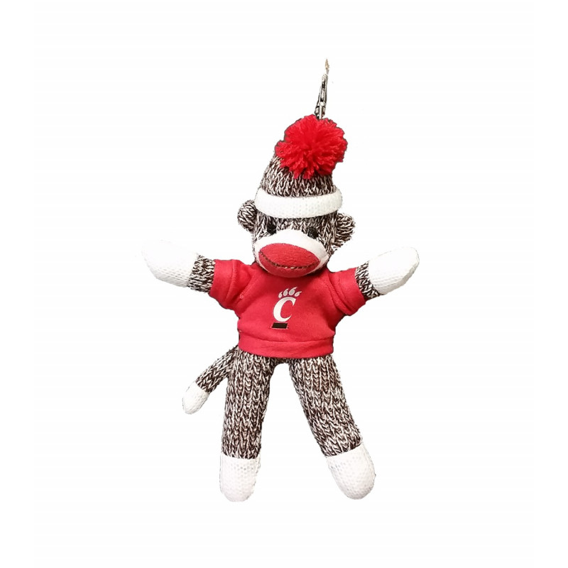 Plushland Sock Monkey Keychain