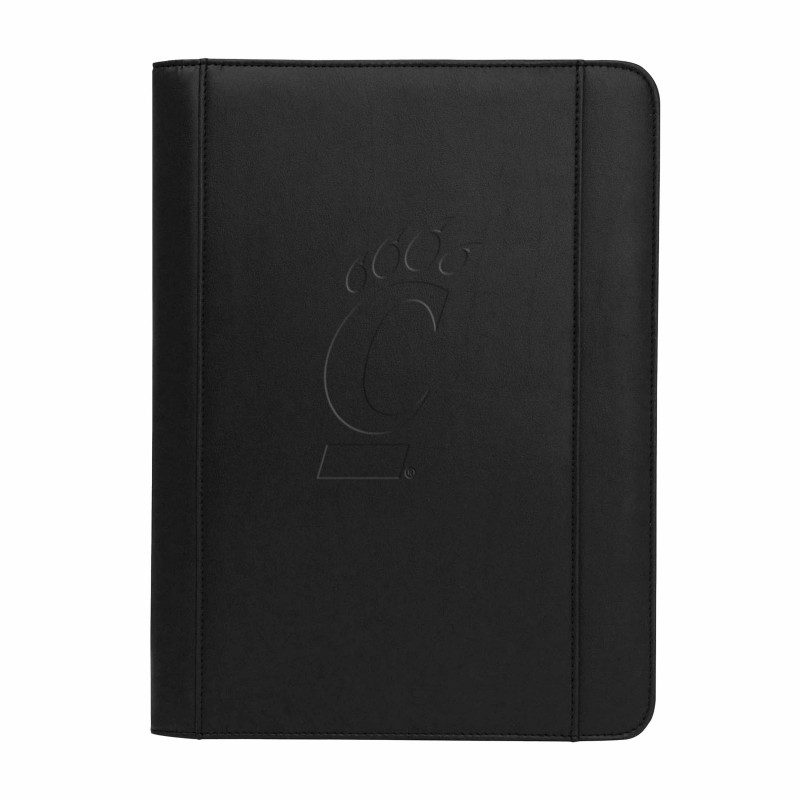 Cincinnati Bearcats C-Paw Debossed Zip Padfolio