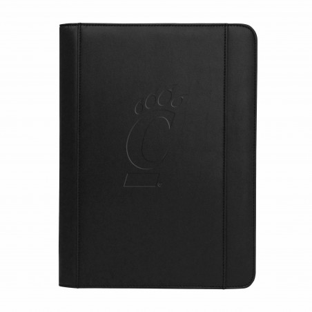 Cincinnati Bearcats C-Paw Debossed Zip Padfolio