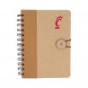Cincinnati Bearcats Two Tone Tan C-Paw Notebook