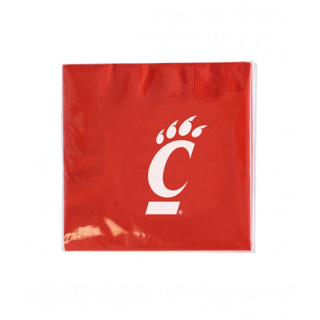 Cincinnnati Bearcats C-Paw Napkins - 25 per pack