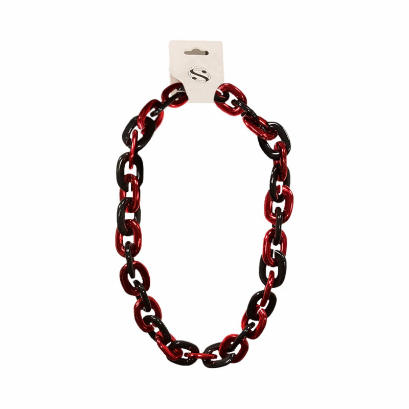 Red & Black Fan Chain