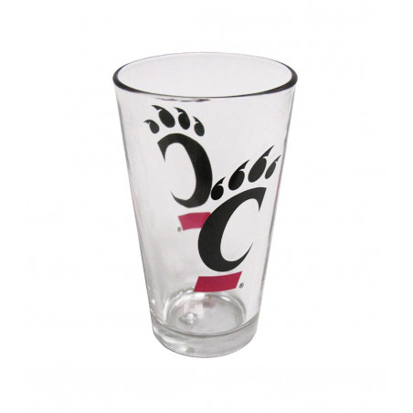 Cincinnati Bearcats 14oz C-Paw Glass