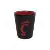 Cincinnati Ceramic Black/Red C-Paw Shot Glass