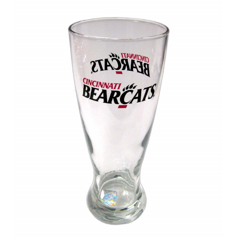 University of Cincinnati Bearcats Glass Pilsner