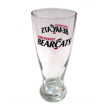 University of Cincinnati Bearcats Glass Pilsner