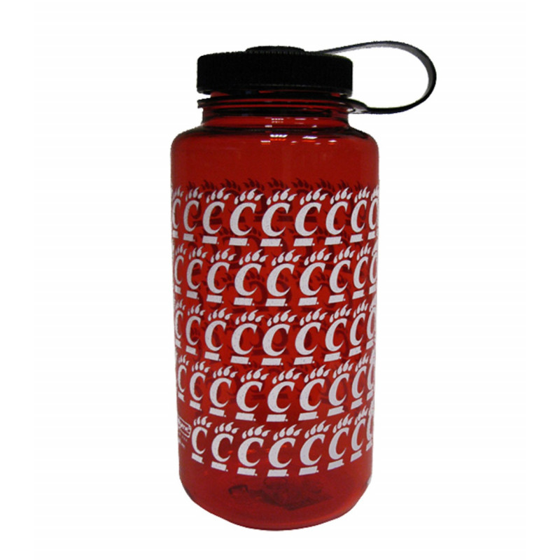 Cincinnati Bearcats Repeating C-Paw Nalgene Bottle