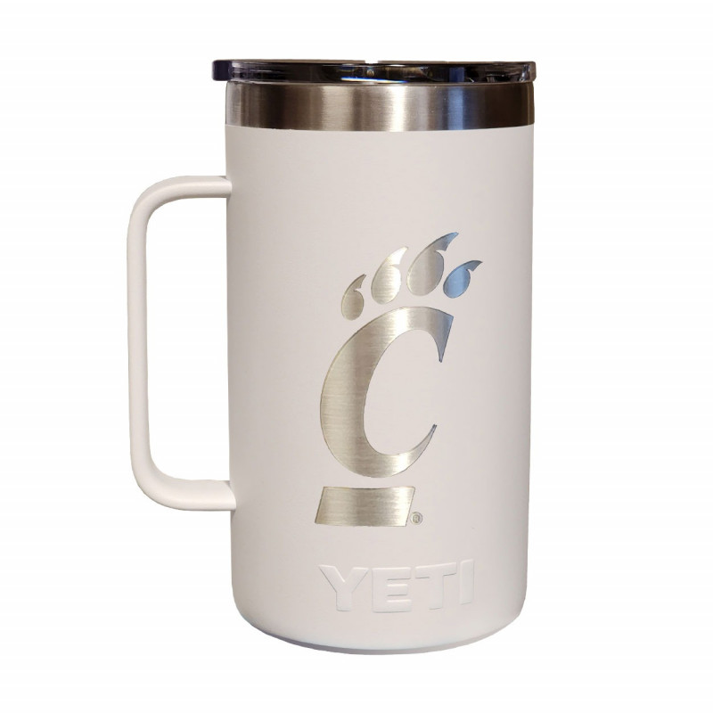 Yeti Cincinnati C-Paw Logo 24oz Stainless Steel Mug