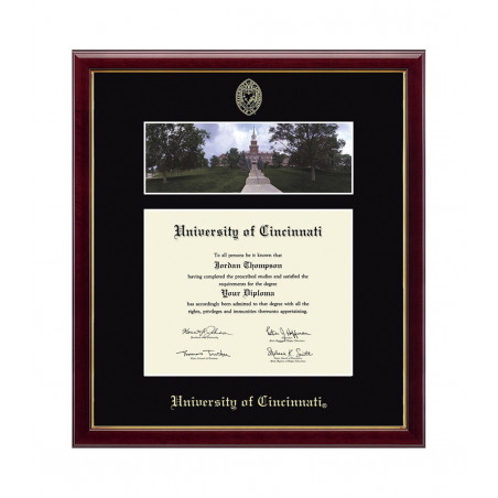 University of Cincinnati McMicken Scene Diploma Frame 2