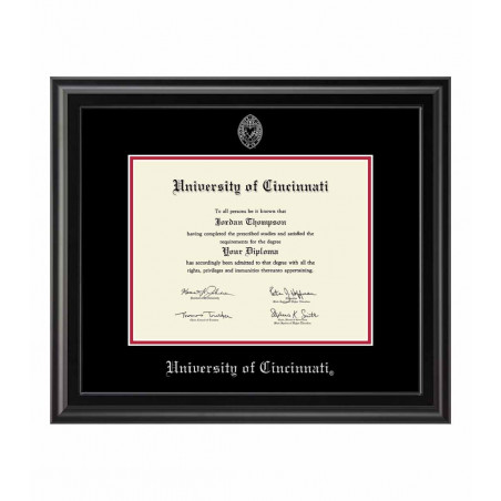 University of Cincinnati Midnight Diploma Frame 4