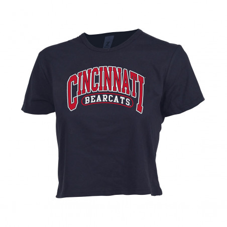 ZooZatz Cincinnati Bearcats Short Sleeve Cropped Tee