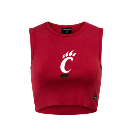 Hype and Vice Cincinnati Bearcats C-Paw Cutoff Tank