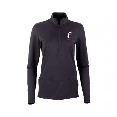 Boxercraft Cincinnati Women's Black Flex 1/4 Zip