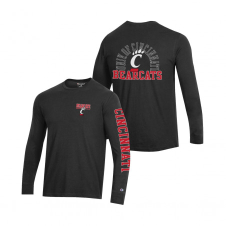 Cincinnati Bearcats Champion 3-Location Long Sleeve Tee