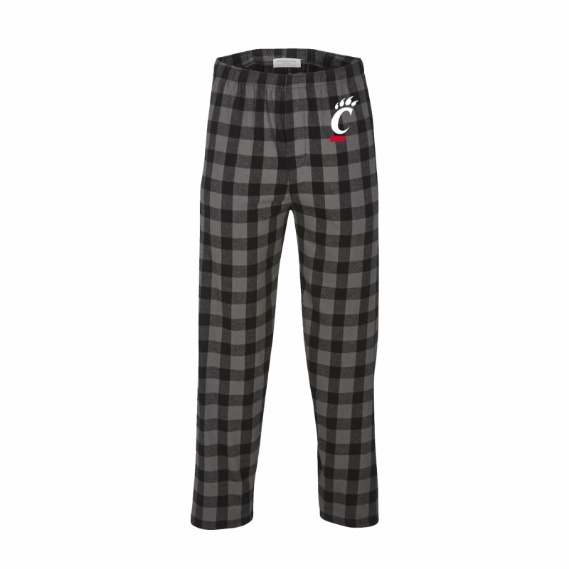 Boxercraft Cincinnati Charcoal Plaid Harley Flannel Pants