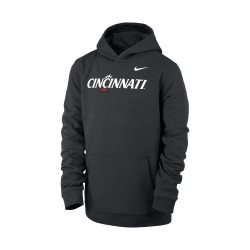 Nike Cincinnati Bearcats Youth Black Club Fleece Hoodie