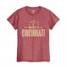 League Cincinnati Women's Maroon Short Sleeve Tee