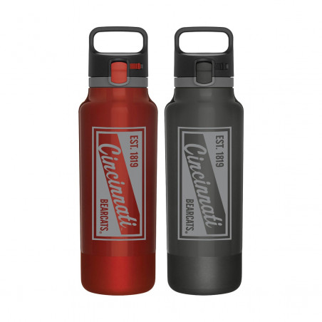 Cincinnati Bearcats H2GO Ranger Insulated Steel Sport Bottle