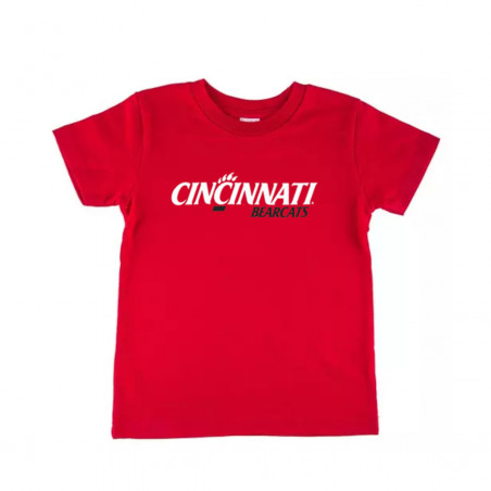 Cincinnati Bearcats Toddler Red Athletic Logo Short Sleeve Tee