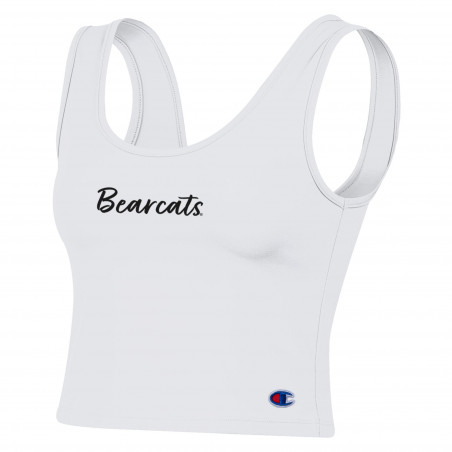 Cincinnati Bearcats Champion Cursive Bearcats Crop Top