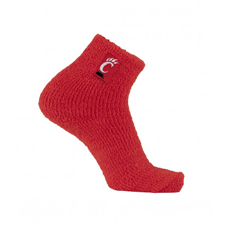Cincinnati Bearcats Red Fuzzy Sock
